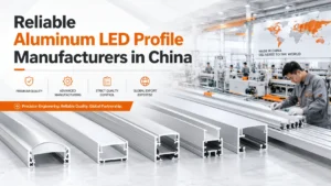Reliable aluminum led profile manufacturers in China