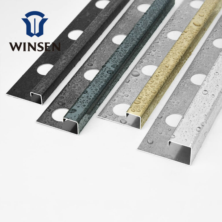 Multi-Color Square Shape Stainless Steel Edge Trim