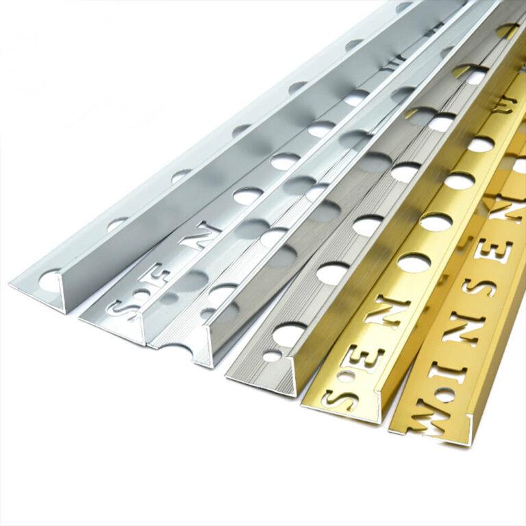 Straight Edge Aluminum Tile Edge Trim​ Front