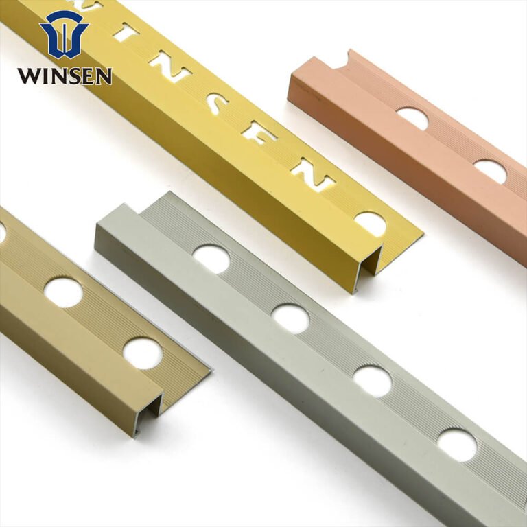 Aluminum Square Edge Tile Trims