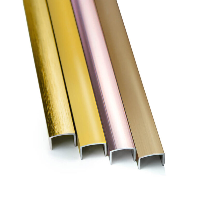 U-Shaped Aluminum Tile Trim Edge​​ Multi-colors