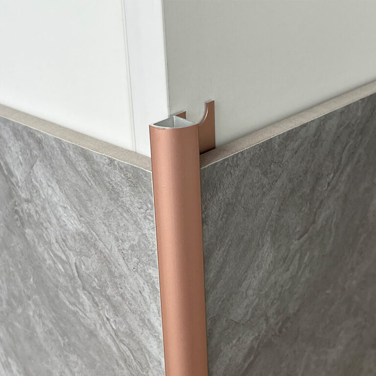Aluminum Wall Panel Corner Trim​ Rose Gold