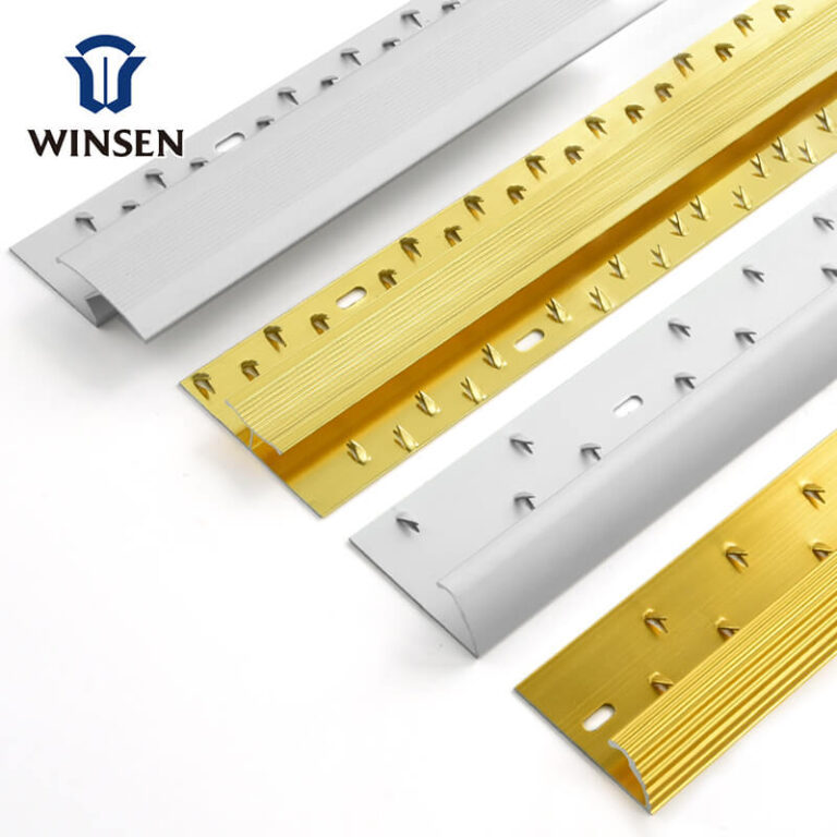 Carpet To Floor Transition Strip Gold & Silver