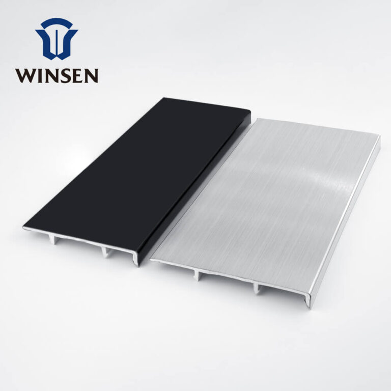 Stainless Steel Custom Deep Skirting Board Black & Silver