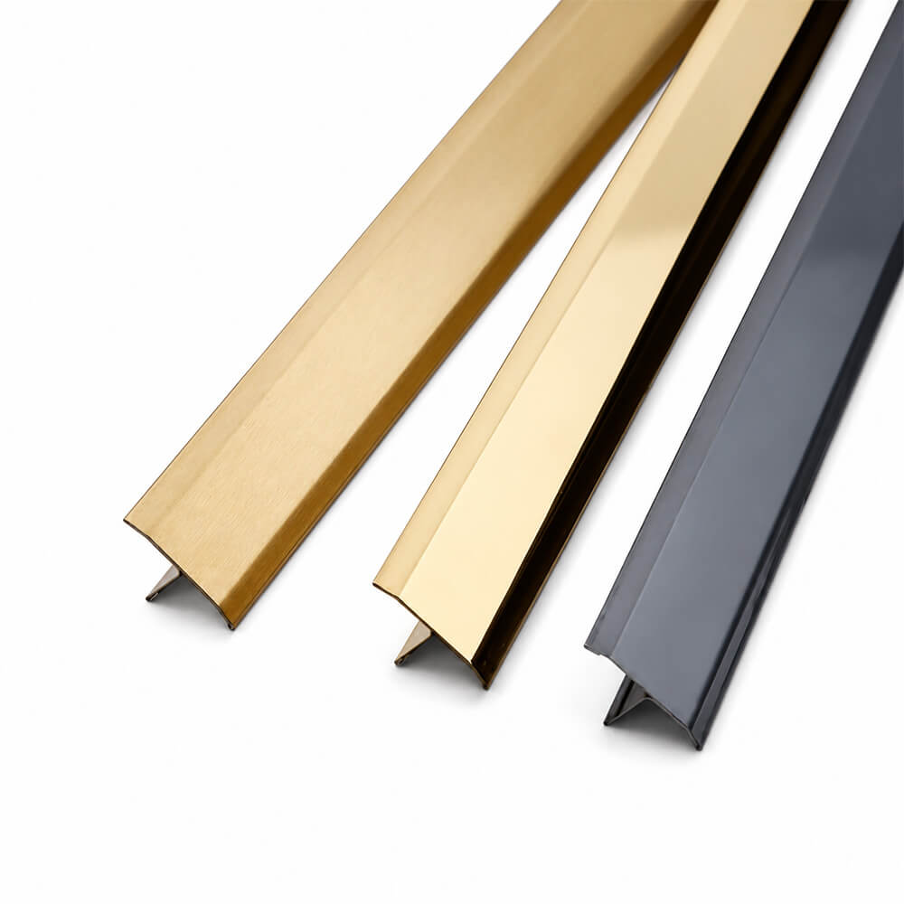 Stainless Steel T-shaped Tile Trim