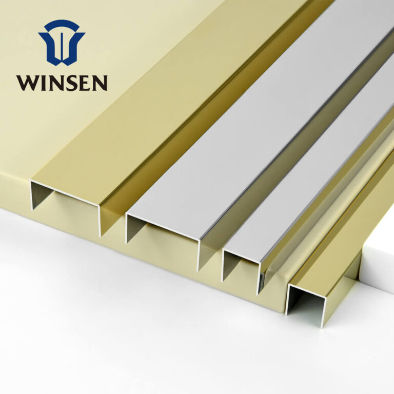 U-Shaped Stainless Steel Tile Edge Trim Multi-colors