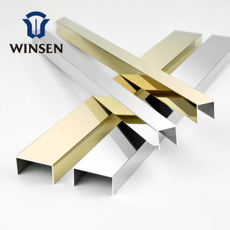 U-Shaped Stainless Steel Tile Edge Trims