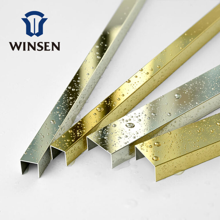 U-Shaped Stainless Steel Tile Trim