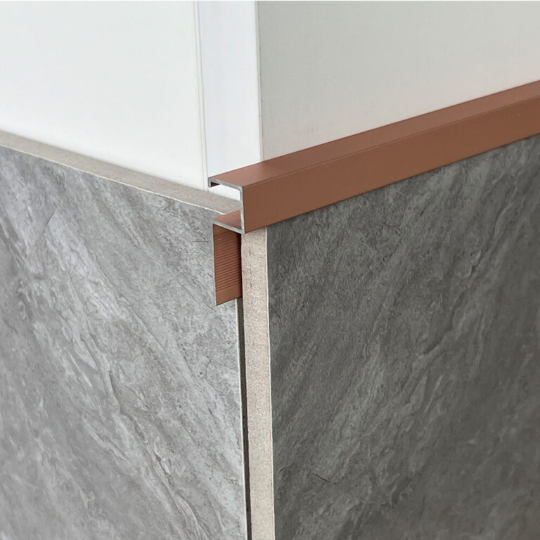 Wall Panels Trim​ Top Profile Rose Gold