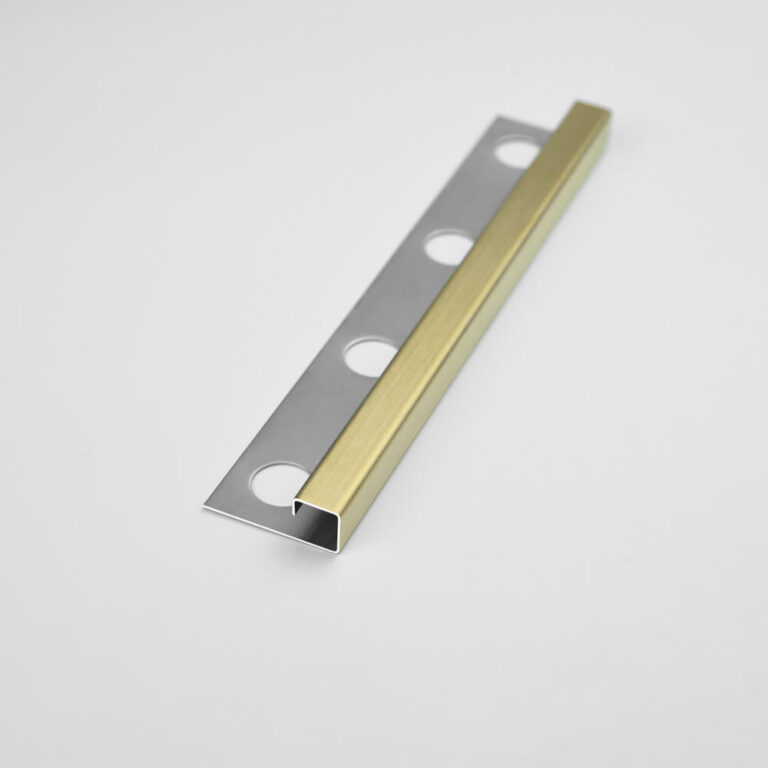 Titanium Gold Color Square Shape Stainless Steel Edge Trim