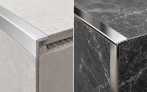 Aluminum vs. Stainless Steel Tile Trim